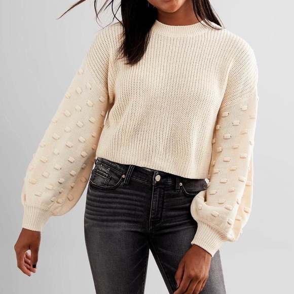 FAVLUX Sweaters - FAVLUX Hyfve Bobble Cropped Sweater